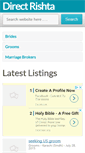 Mobile Screenshot of directrishta.com