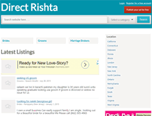 Tablet Screenshot of directrishta.com